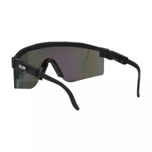 OCULOS ESPORTIVO HUPI MAVERICK PRETO LENTE PRATA ESPELHADO