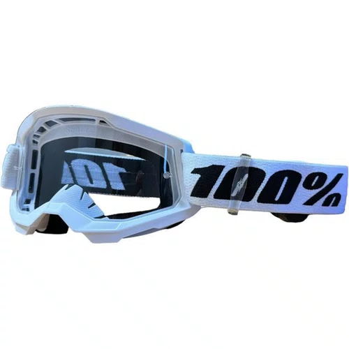OCULOS GOGGLE 100% STRATA 2 BLACK DOWNHILL/MOTOCROSS