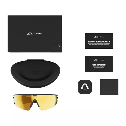 OCULOS OAKLEY META VANGUARD LENTES PRIZM 24K ARMAÇÃO BLACK