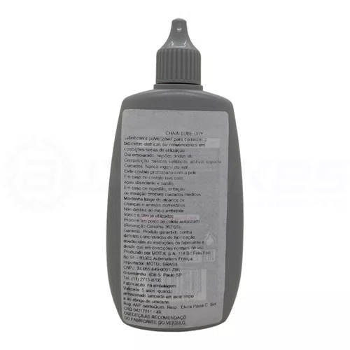OLEO LUBRIFICANTE MOTUL SECO P/ CORRENTE DE BICICLETA 100 ML