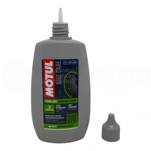 OLEO LUBRIFICANTE MOTUL UMIDO P/ CORRENTE DE BICICLETA 100 M