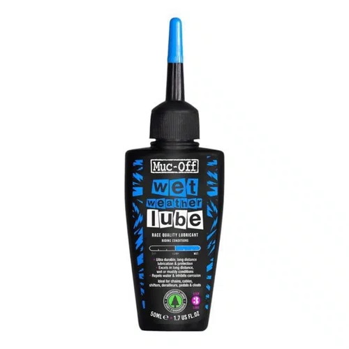 OLEO/LUBRIFICANTE MUC-OFF P/ CORRENTE BIKE WET LUBE UMIDO 50