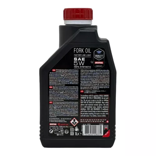 OLEO SUSPENSAO BICICLETA MOTUL FACTORY LINE LIGHT 5W 1L