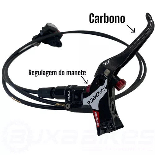 PAR DE FREIO HIDRAULICO FSA K FORCE CARBON S/ DISCOS
