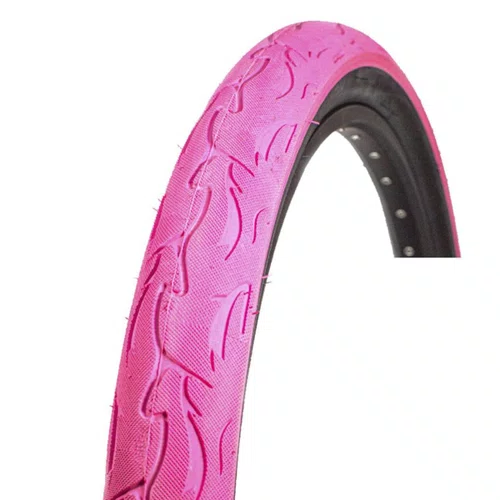 PAR DE PNEU COLORIDO ARO 26X2.50 FLAME WHEELING/GRAU ROSA