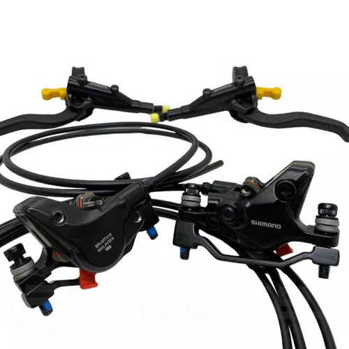 PAR FREIO DISCO HIDRAULICO SHIMANO DEORE BL-MT401/BR-MT410