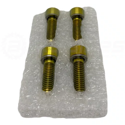 PARAFUSO TITANIO ARSTOP BIKE P/ PINÇA DE FREIO 4UN DOURADO