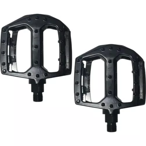 PEDAL 9/16 ROSCA GROSSA PLATAFORMA ALUMINIO PRETO