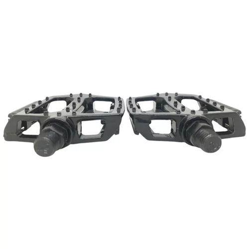 PEDAL 9/16 ROSCA GROSSA PLATAFORMA ALUMINIO PRETO