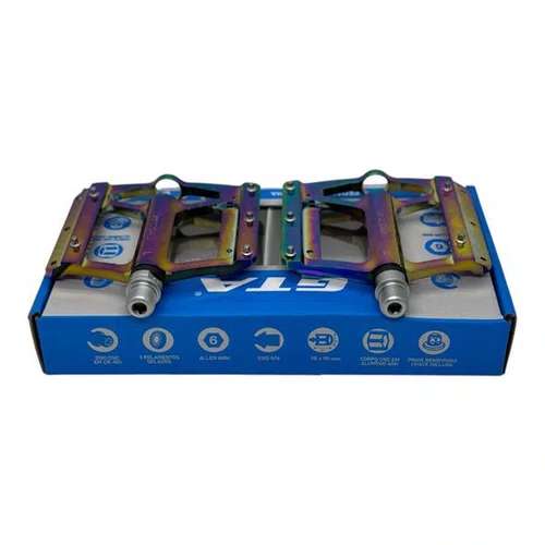PEDAL CAMALEAO GTA ALUMINIO ROSCA GROSSA ROLAMENTO SELADO