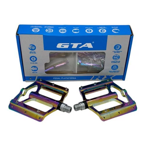 PEDAL CAMALEAO GTA ALUMINIO ROSCA GROSSA ROLAMENTO SELADO