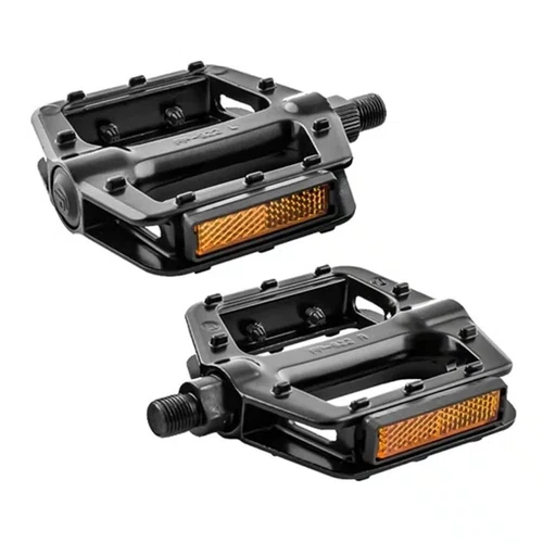 PEDAL FP-922 PLATAFORMA ALUMINIO PRETO ROSCA FINA