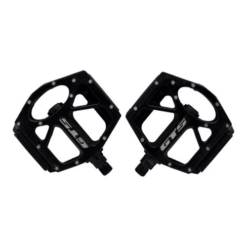 PEDAL PLATAFORMA GTS ROSCA GROSSA ESFERADO ALUMINIO PRETO
