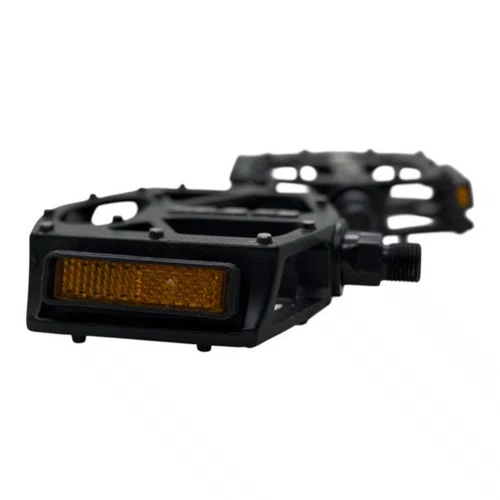 PEDAL PLATAFORMA GTS ROSCA GROSSA ESFERADO ALUMINIO PRETO