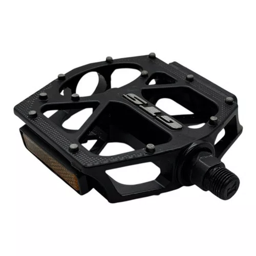 PEDAL PLATAFORMA GTS ROSCA GROSSA ESFERADO ALUMINIO PRETO