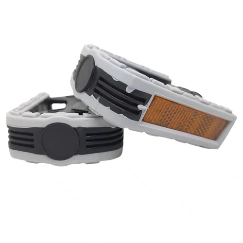 PEDAL ROSCA FINA BICOLOR YAMADA P617 PRETO/CINZA