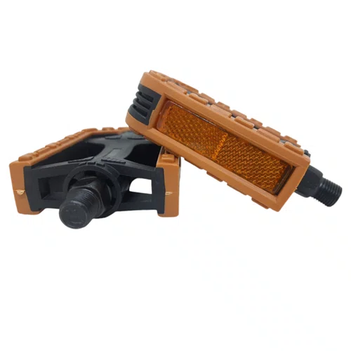 PEDAL ROSCA FINA BICOLOR YAMADA P617 PRETO/MARROM
