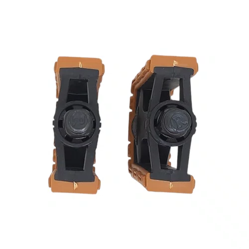 PEDAL ROSCA FINA BICOLOR YAMADA P617 PRETO/MARROM