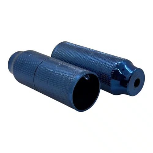 PEDANA/TROLHA AZUL GROSSA AÇO ABSOLUTE WHEELING/GRAU/BMX