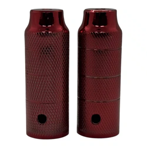 PEDANA/TROLHA VERMELHO GROSSA AÇO ABSOLUTE WHEELING/GRAU/BMX
