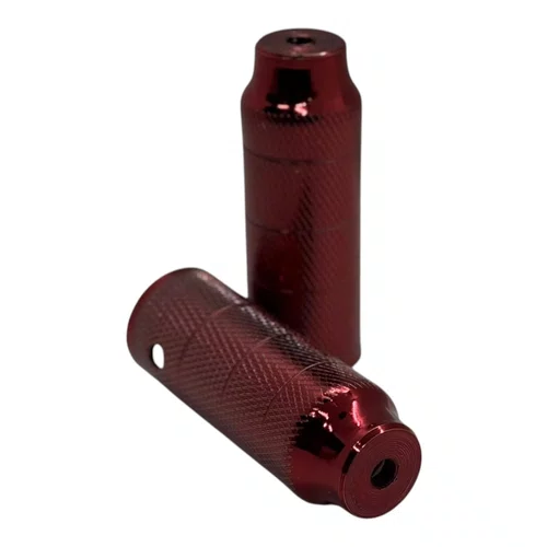 PEDANA/TROLHA VERMELHO GROSSA AÇO ABSOLUTE WHEELING/GRAU/BMX