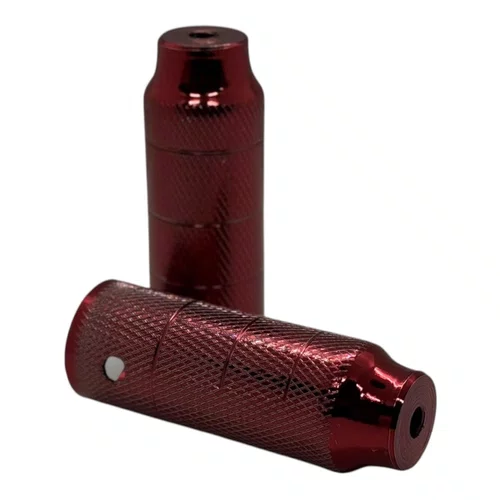 PEDANA/TROLHA VERMELHO GROSSA AÇO ABSOLUTE WHEELING/GRAU/BMX