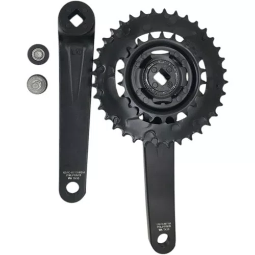 PEDIVELA DUPLO SHIMANO ALTUS FC-MT101 22/36D 175MM 9V/18V
