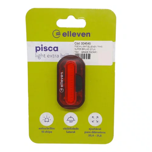 PISCA LIGHT ELLEVEN TRASEIRO SUPER BRILHO 2 FUNÇOES