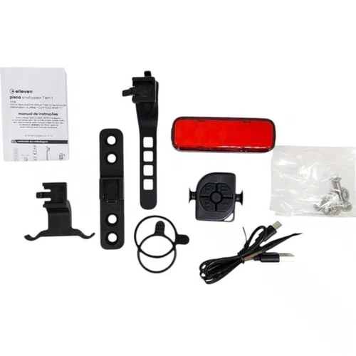 PISCA SINALIZADOR ELLEVEN 300LM 7 EM 1 SENSOR FRENAGEM + ALA