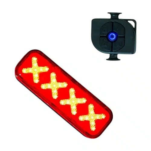 PISCA SINALIZADOR ELLEVEN 300LM 7 EM 1 SENSOR FRENAGEM + ALA
