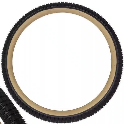 PNEU 20X2.25 CROSS BMX PRETO COM BANDA BEGE SRI-56