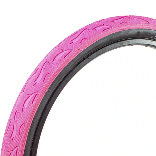 PNEU COLORIDO ARO 26X2.50 FLAME WHEELING/GRAU ROSA