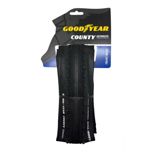 PNEU GRAVEL GOODYEAR COUNTY ULTIMATE TUBELESS 700X40 PRETO