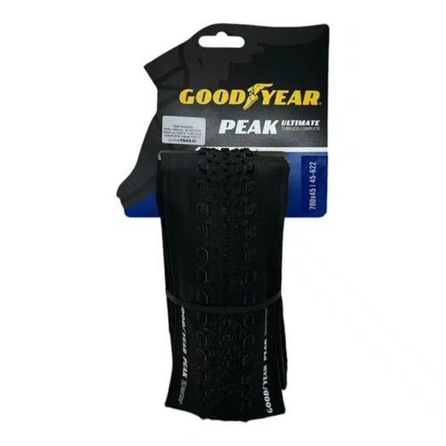 PNEU GRAVEL GOODYEAR PEAK TUBELESS COMPLETE 700X45 PRETO