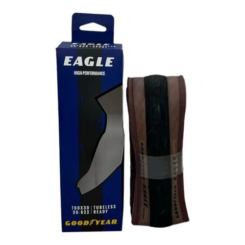 PNEU SPEED GOODYEAR EAGLE TUBELESS READY 700X28 PRETO/MARROM