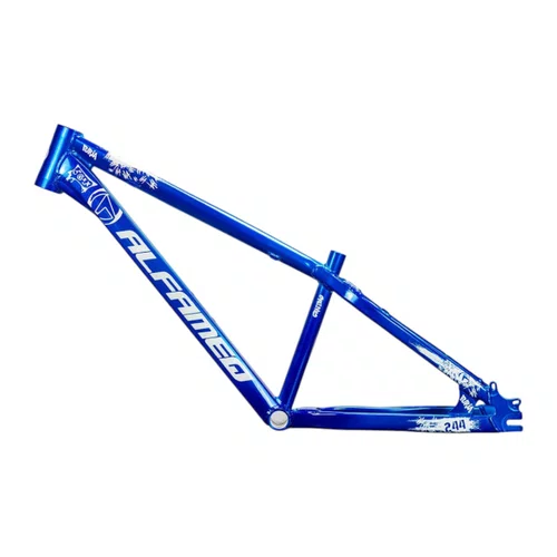 QUADRO ALFAMEQ FURIA AZUL CROMO ARO 26 WHEELING/GRAU TAM 13