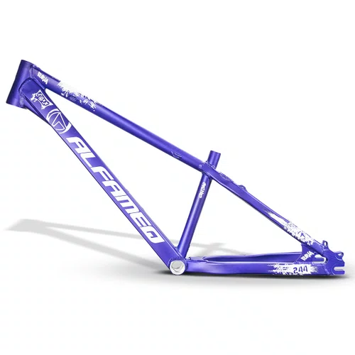 QUADRO ALFAMEQ FURIA AZUL FOSCO ARO 26 WHEELING/GRAU TAM 13