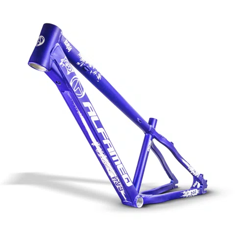 QUADRO ALFAMEQ FURIA AZUL FOSCO ARO 26 WHEELING/GRAU TAM 13