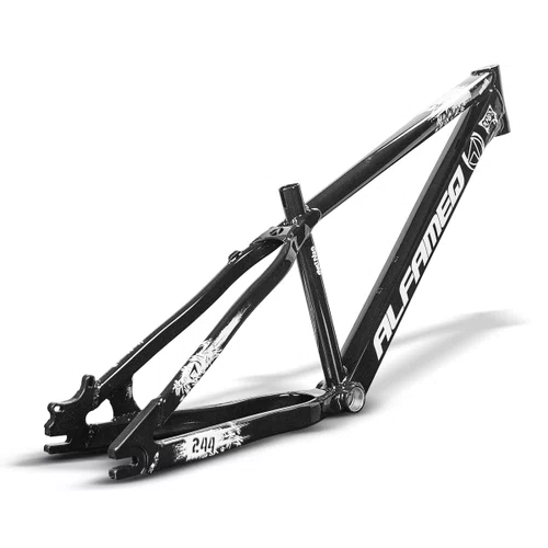 QUADRO ALFAMEQ FURIA PRETO ARO 26 WHEELING/GRAU TAM 13