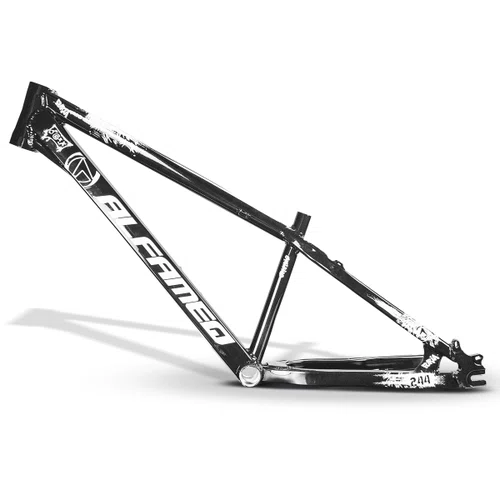 QUADRO ALFAMEQ FURIA PRETO ARO 26 WHEELING/GRAU TAM 13