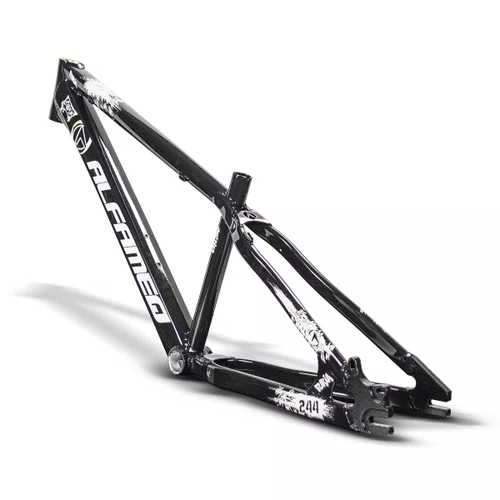 QUADRO ALFAMEQ FURIA PRETO ARO 26 WHEELING/GRAU TAM 13