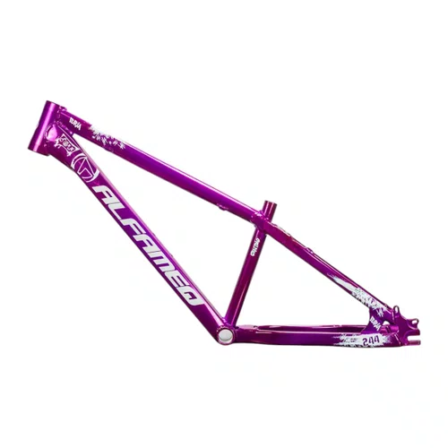 QUADRO ALFAMEQ FURIA ROXO CROMO ARO 26 WHEELING/GRAU TAM 13