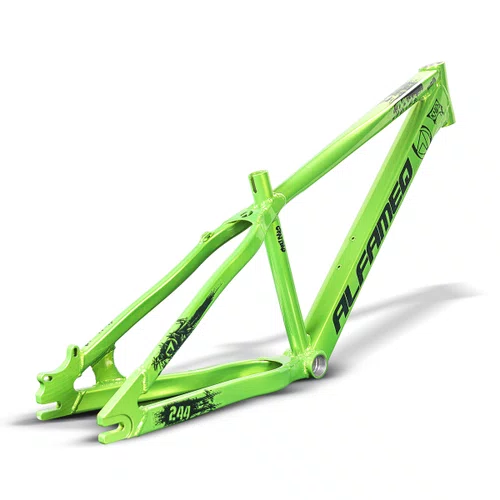 QUADRO ALFAMEQ FURIA VERDE ARO 26 WHEELING/GRAU TAM 13