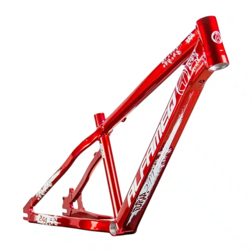 QUADRO ALFAMEQ FURIA VERMELHO ARO 26 WHEELING/GRAU TAM 13