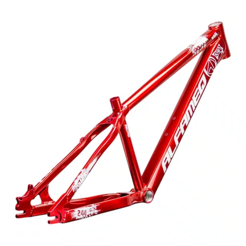QUADRO ALFAMEQ FURIA VERMELHO ARO 26 WHEELING/GRAU TAM 13