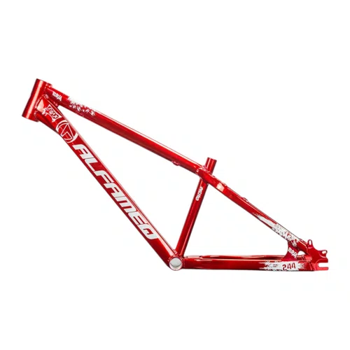 QUADRO ALFAMEQ FURIA VERMELHO ARO 26 WHEELING/GRAU TAM 13