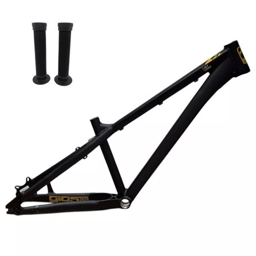 QUADRO GIOS DJ DIRT JUMP/WHEELING ARO 26 PRETO/DOURADO