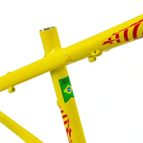QUADRO HUPI NAJA 2026 AMARELO GANCHEIRA HORIZONTAL WHEELING