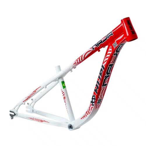 QUADRO HUPI NAJA 2026 BRANCO/VERMELHO GANCHEIRA HORIZONTAL