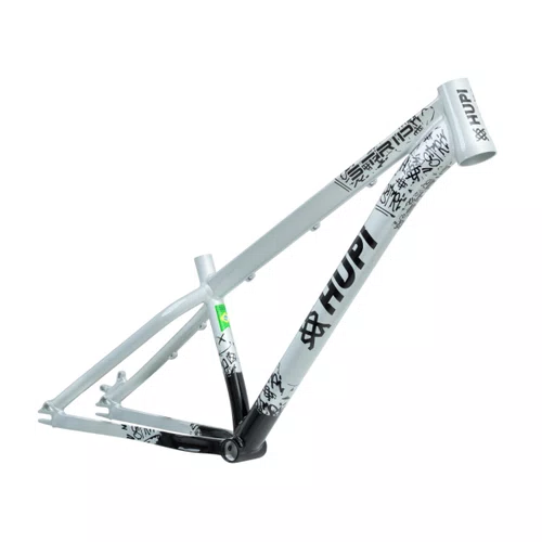 QUADRO HUPI STRIP PRATA/PRETO GANCHEIRA HORIZONTAL WHEELING